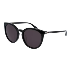 Gucci Women's Sunglasses GG0064SK-001 — Black Acetate Frame, Grey Lenses, Size 55/20/135