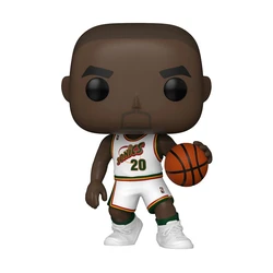 Funko Pop Basketball Gary Payton Seattle Sonics White Home Uniform Vinyl Figure