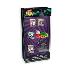 Funko Bitty Pop! Christmas: The Night Before Christmas - Sally & Zero / Jack Skellington με Σπίτι του Jack & Χιόνι (Bundle)