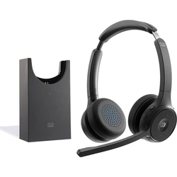 Cisco Headset 722 Ασύρματο Dual με Βάση Φόρτισης