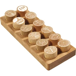 Σετ Σφραγίδων Colop Woodies "teacher Motif"