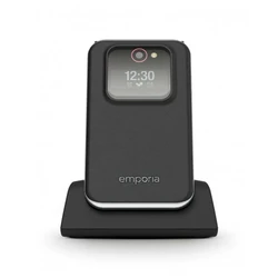Emporia Joy Single SIM Κινητό με Μεγάλα Κουμπιά Μαύρο