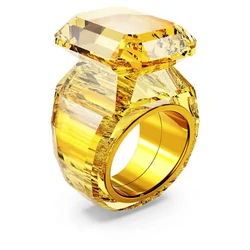 Swarovski Women's Gold-Plated Ring with Stones - Size 55 (Inner Diameter 17.2 mm) - Model 5600226