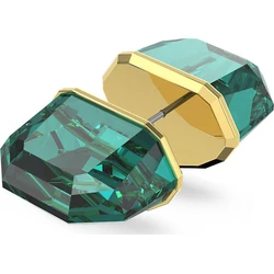 Swarovski Lucent Stud Piercing Earring Gold-plated Green 2.5CM (SKU 5600256)