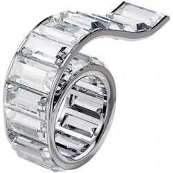 Swarovski Women's Stainless Steel Ring with Stones - Size 50 (Inner Ø 15.6 mm) - Model 5610742