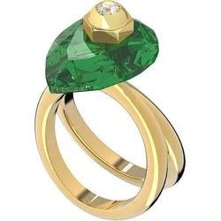 Swarovski Studiosa Women's Ring with Stones, Gold Plated - Model 5620767 (Size 52 / 16.2mm)