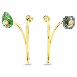 Swarovski Collection III Numina Gold-Plated Stainless Steel Stud Earrings with Zircon Stones - 5626077