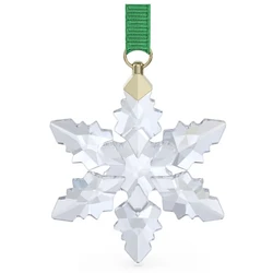 Swarovski Crystal Snowflake Hanging Ornament Gold (Annual Edition 2024) - 5.3 x 0.8 cm, SKU 5673430