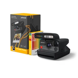 Polaroid Flip Instant Φωτογραφική Μηχανή Μαύρη με Έγχρωμο Φιλμ (8 Φωτογραφίες)