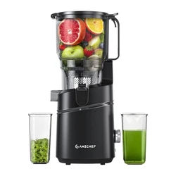 Amzchef CE-SJ-036C-BK Αποχυμωτής Αργής Σύνθλιψης 250W Μαύρος