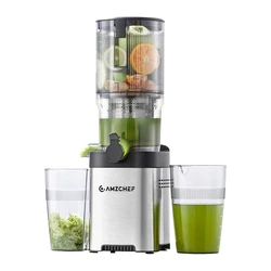 Amzchef CE-ZM1902B-SV Αποχυμωτής Αργής Σύνθλιψης - Ασημί