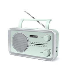 Φορητό Ραδιόφωνο Muse MF-060 AG Μπαταρίας-Ρεύματος Αναλογικό Πράσινο