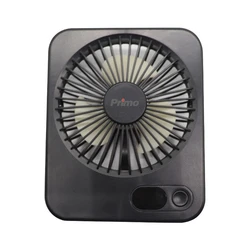 Ανεμιστήρας Mini Primo PRMF-80693 5'' 12.5cm Μαύρος Επαναφορτιζόμενος