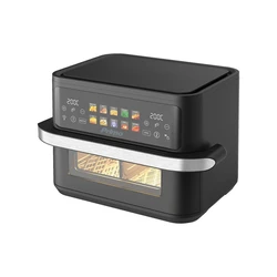 Air Fryer Primo PRAF-40530 Dual Zone Digital 11L 2800W Inox/Μαύρο