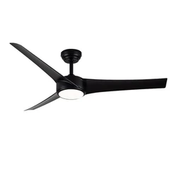 Ανεμιστήρας Οροφής Primo PRCF-80675 52'' Με Τηλεχειριστήριο LED Μαύρος