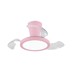 Ανεμιστήρας Οροφής Primo PRCF-80684 Kids Series 26'' Με Τηλεχειριστήριο LED Ροζ