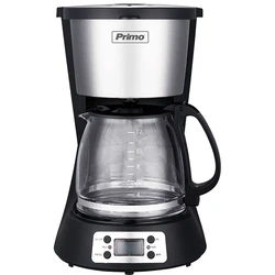Καφετιέρα Φίλτρου Primo PRCM-40250 Digital Eco 1.5L 12φλ Μαύρη-Inox