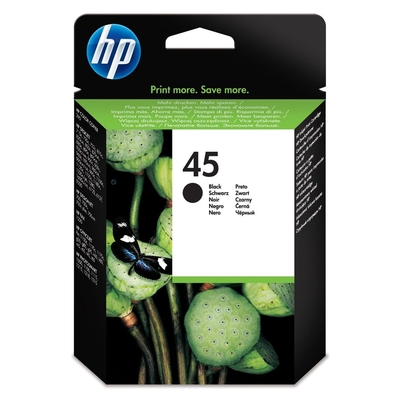 Product Μελάνι HP Inkjet No.45 Black (51645AE) (HP51645AE) base image