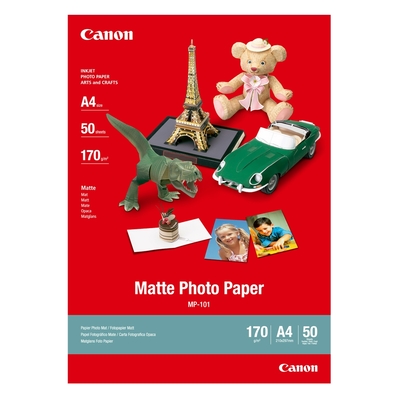 Product Φωτογραφικό Χαρτί Canon A4 Matte 170g/m² 50 Φύλλα (7981A005) base image