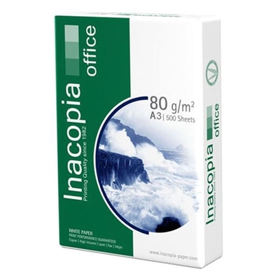 Product Επαγγελματικό Χαρτί Εκτύπωσης Inacopia A3 80g/m² 500 Φύλλα (INA8002112) base image