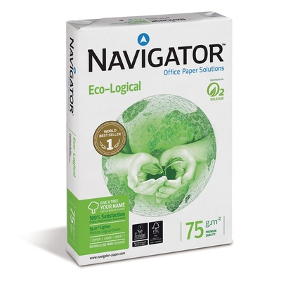 Product Επαγγελματικό Χαρτί Εκτύπωσης Navigator (Eco-Logical) A4 75g/m² 500 Φύλλα (NVG330970) base image