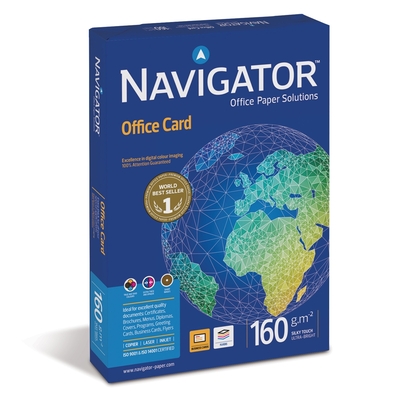 Product Επαγγελματικό Χαρτί Εκτύπωσης Navigator (Office Card) A4 160g/m² 250 Φύλλα base image