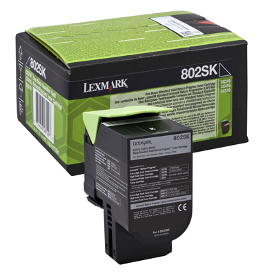 Product Toner Lexmark 80C2SK0 Black base image