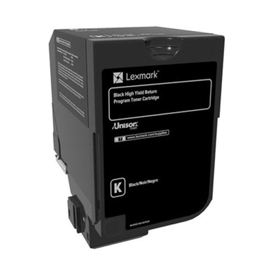 Product Toner Lexmark CS720/CS725 BLK RET. P. CRTR HC (74C2HK0) base image