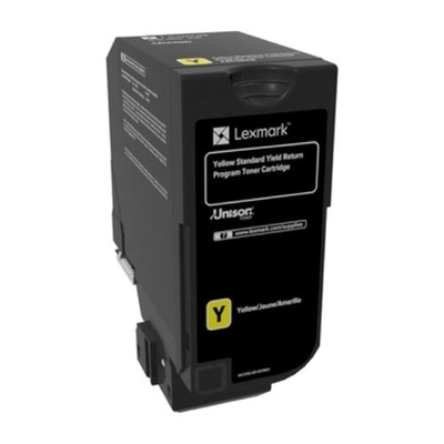 Product Toner Lexmark CS720/CS725/CX725 YELLOW RET. P. CRTR SC (74C2SY0) base image