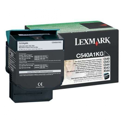 Product Toner Lexmark C54x/X543 SC BLK TNR (1k) (C540A1K) base image