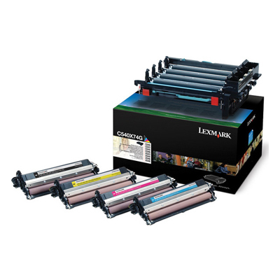 Product Drum Lexmark C54x/X543 BLK & COL IMAGING KIT (30k) (C540X74) base image