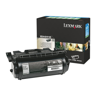 Product Toner Lexmark X644e RET.P HC (21K) (X644H11E) base image