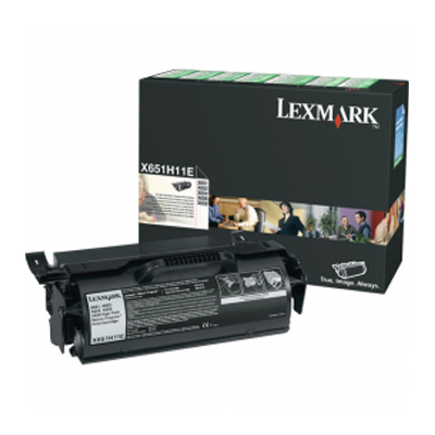 Product Toner Lexmark X651/652/654/656/658 RET.PR. HC (25K) (X651H11) base image