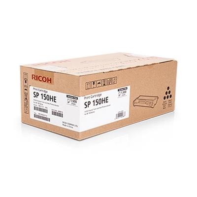 Product Toner Ricoh SP-150 SERIES TNR CRTR BLACK HC (1.5k) (408010) base image