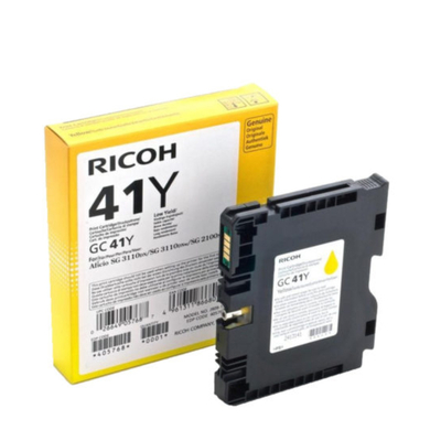 Product Μελάνι Ricoh AFICIO SG3100 SERIES YELLOW (2.2k) (405764) base image