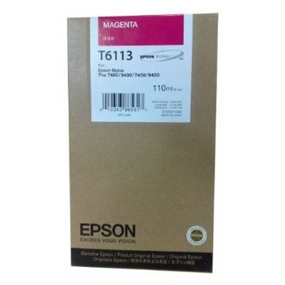 Product Μελάνι Epson Inkjet T6113 Magenta (C13T611300) base image