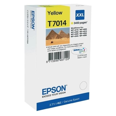 Product Μελάνι Epson Inkjet T7014 XXL Yellow (T701440) base image