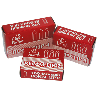 Product Συνδετήρες Roma Clip Μεταλλικοί MAESTRI No 4 (Ασημί) (100 Τεμάχια) base image