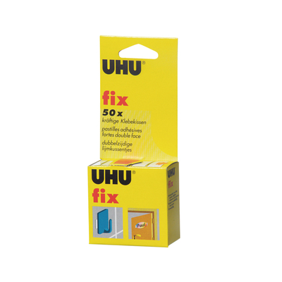 Product Αυτοκόλλητα Διπλής Όψεως UHU (50 Τεμάχια) (UHUFIX) base image