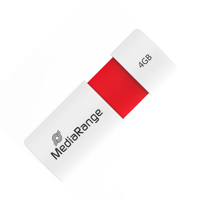Product USB Flash 4GB MediaRange 2.0 Color Edition (Red) (MR970) base image