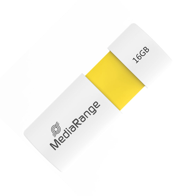Product USB Flash 16GB MediaRange 2.0 Color Edition (Yellow) (MR972) base image