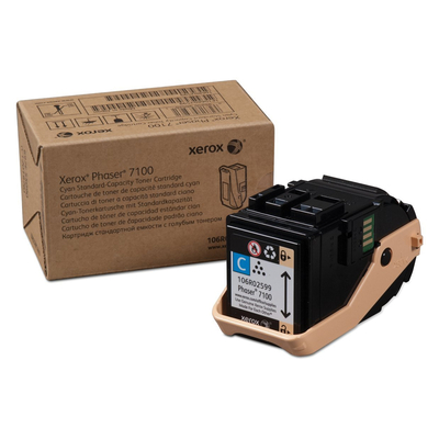 Product Toner Xerox PHASER 7100 CYAN (4.5k) (106R02599) base image