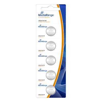 Product Μπαταρία Λιθίου MediaRange Coin Cells CR1620 3V (5 Pack) (MRBAT130) base image