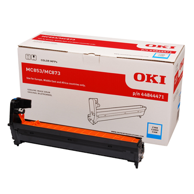 Product Drum Oki MC853/MC873 CYAN 30K (44844471) (Oki-MC853-CEP) base image