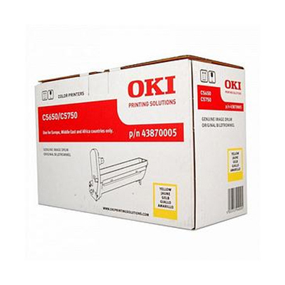 Product Drum Oki C5650/C5750 YEL. (43870005) (Oki-5650-YEP) base image