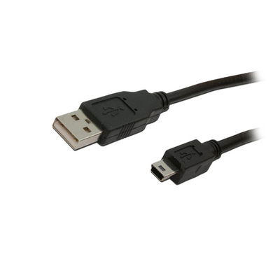 Product Καλώδιο USB MediaRange 2.0 AM/Mini-BM (Mini-USB) 1.5M Black (MRCS113) base image
