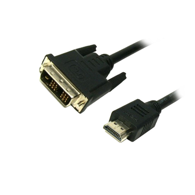 Product Καλώδιο HDMI MediaRange HDMI/DVI Gold-plated (24+1 Pin) 2.0M Black base image