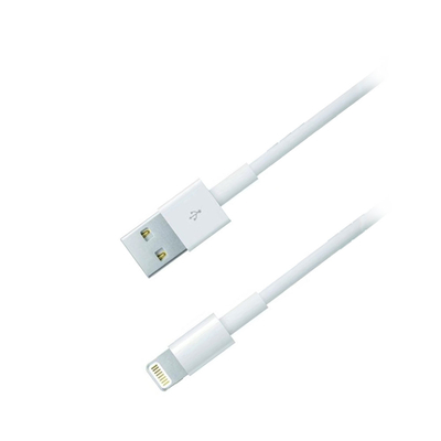 Product Καλώδιο USB MediaRange 2.0 A plug/Apple lightning plug (8-pin) 1.0M White (MRCS137) base image