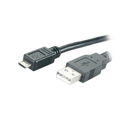 Product Καλώδιο USB MediaRange 2.0 A plug/Micro USB B plug 1.2M Black (MRCS138) base image
