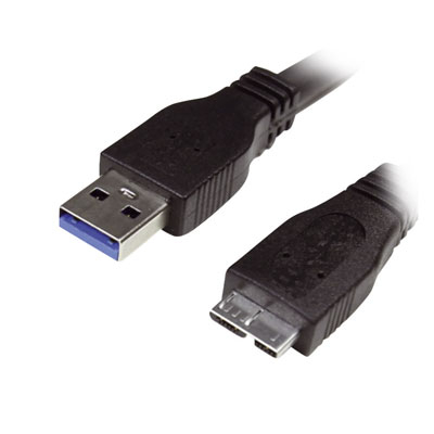 Product Καλώδιο USB MediaRange 3.0 A plug/Micro-USB 3.0 B plug 1.0M Black (MRCS153) base image